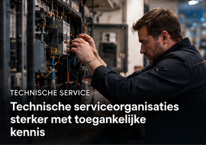 Technische serviceorganisaties willen storingen oplossen, geen compliance najagen.