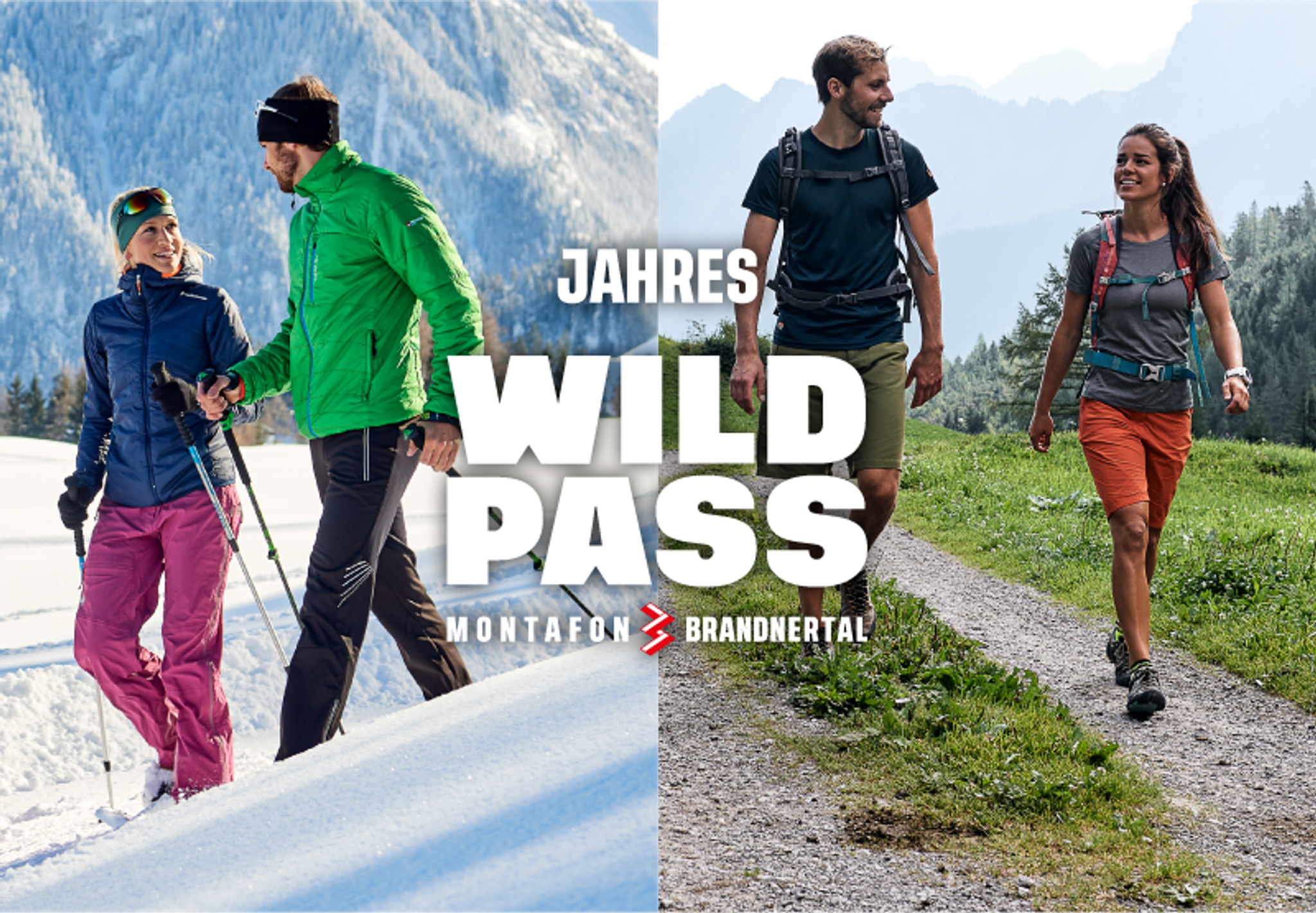 Jahres WildPass Montafon Brandnertal für Fußgänger
