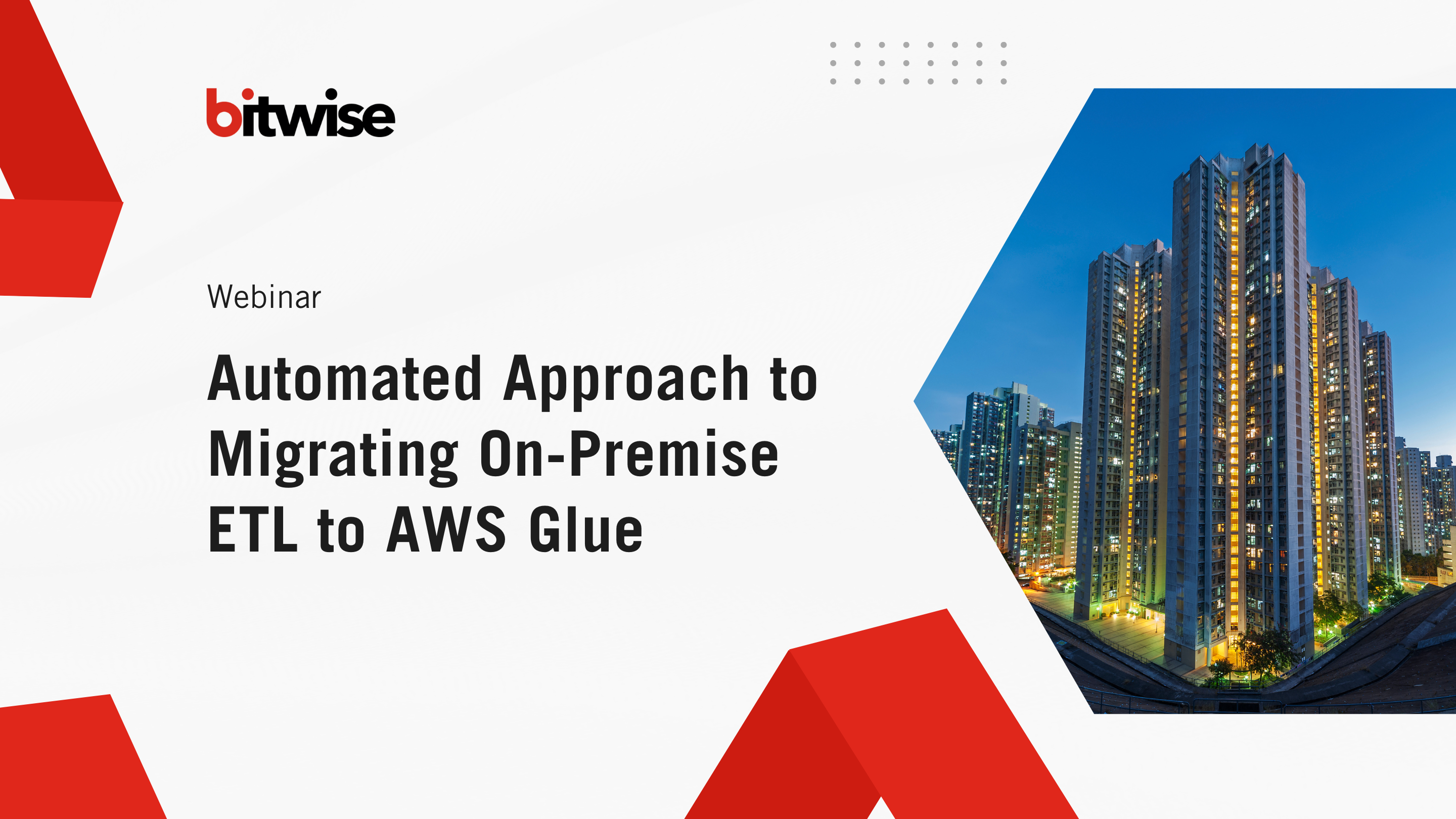 Automated Approach to Migrating On-Premise ETL to AWS Glue