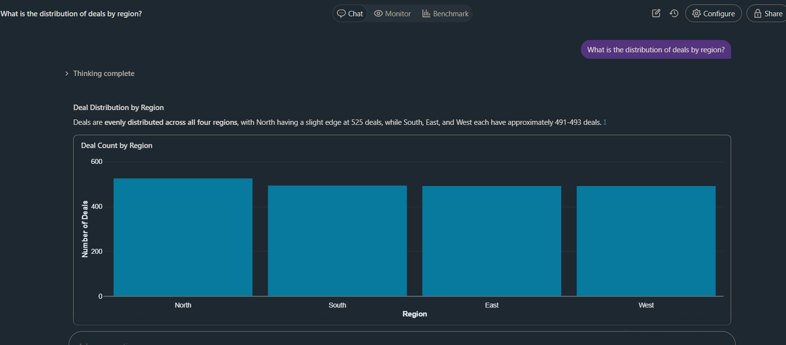 Natural language query to insights in Databricks Genie