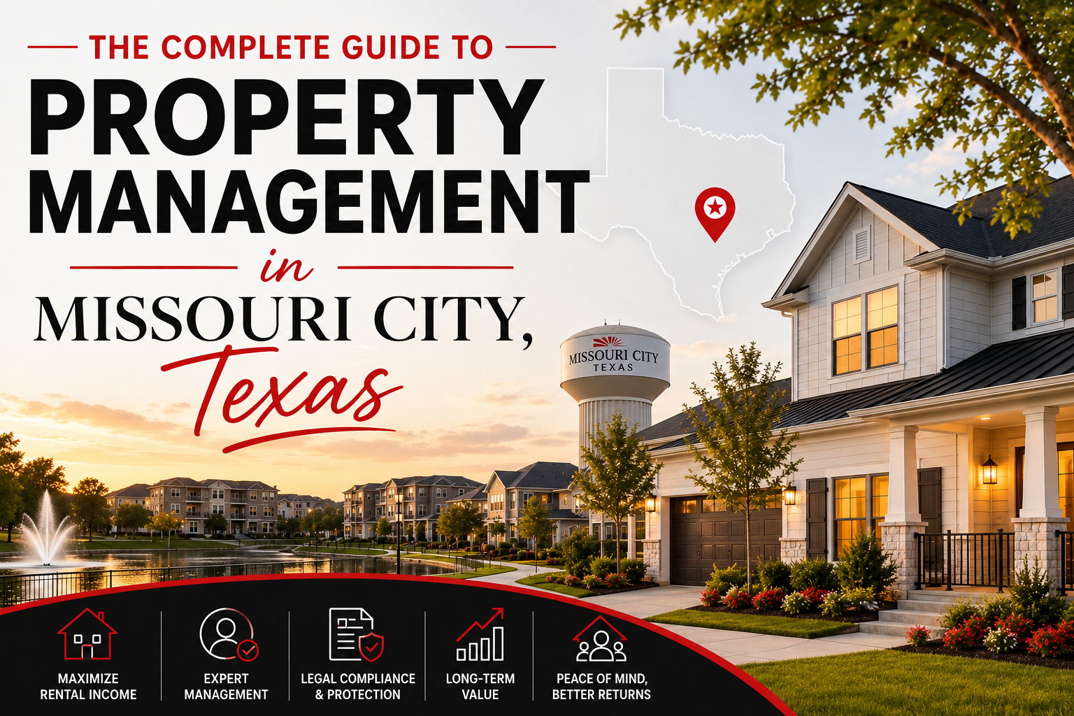 Single-family rental home for lease in Missouri City, TX