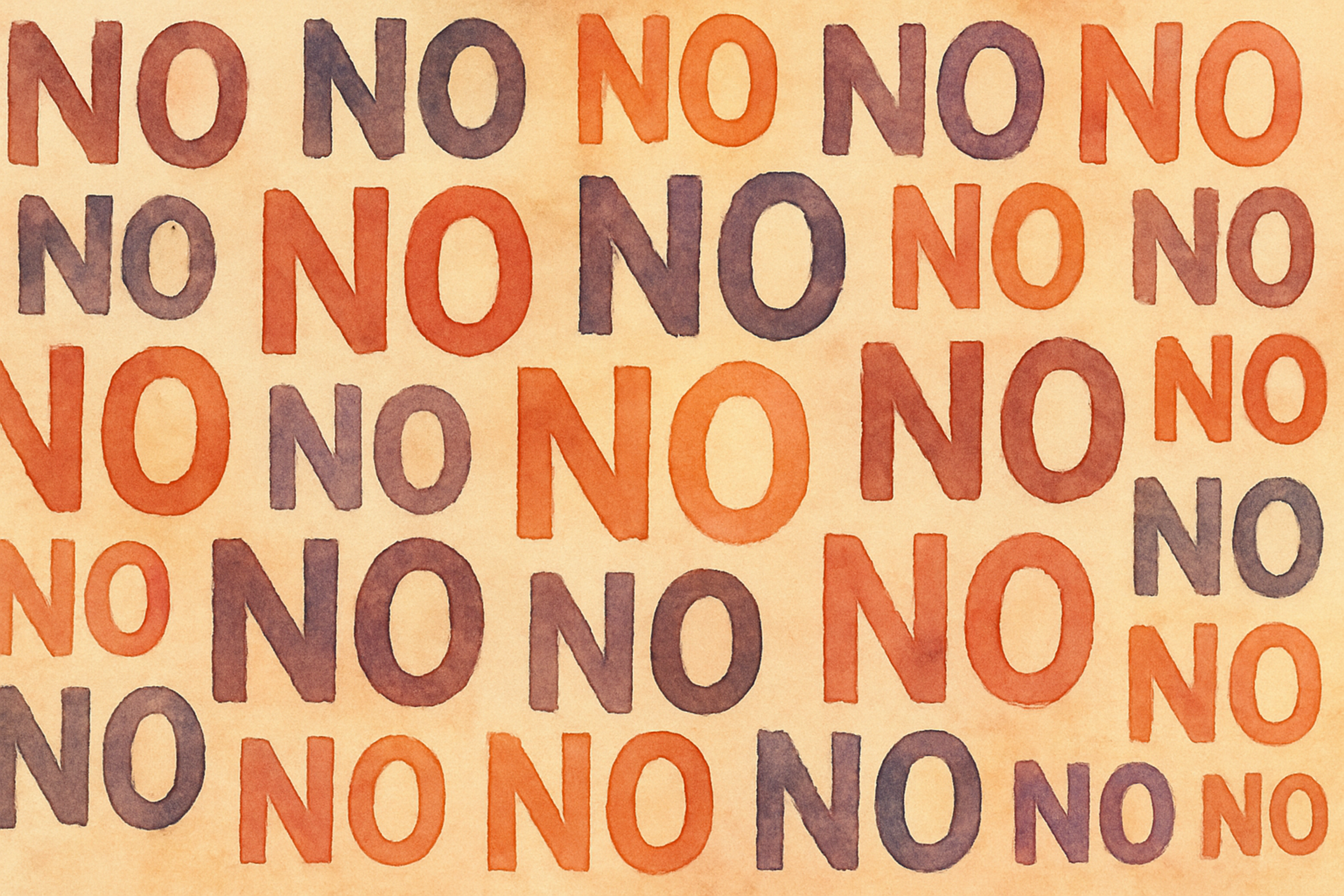 no no no