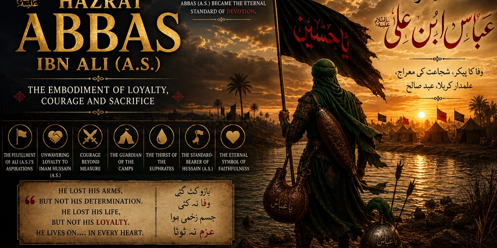 Hazrat Abbas ibn Ali (A.S.) – The Embodiment of Loyalty, Courage, and Sacrifice