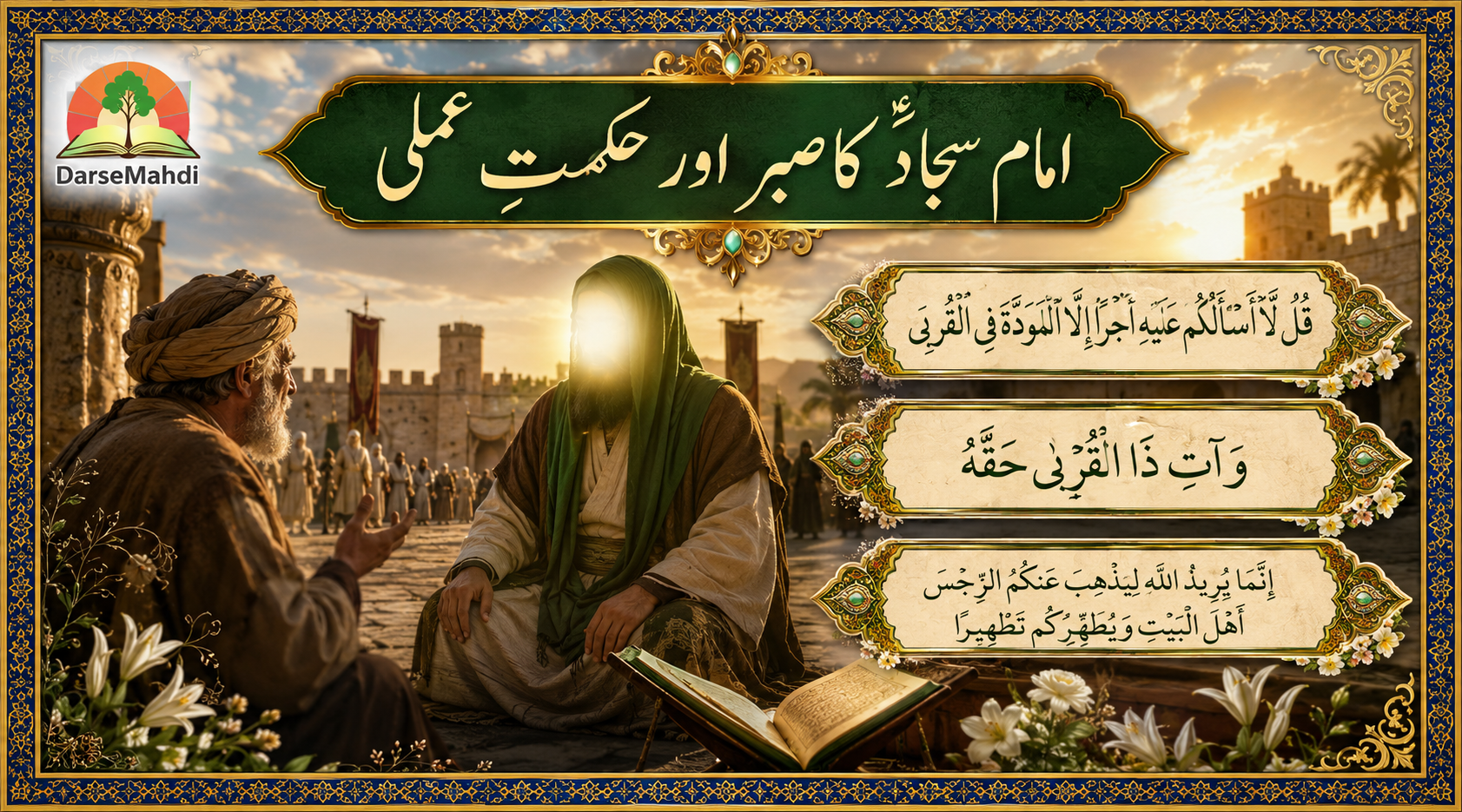 امام سجادؑ کا صبر اور حکمتِ عملی