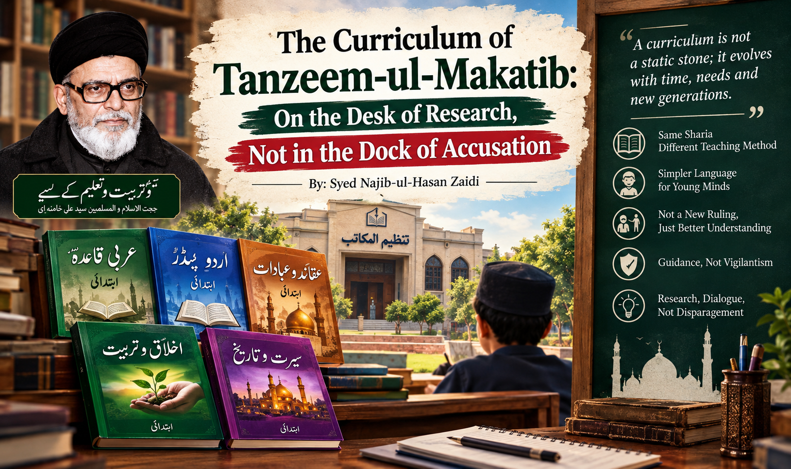 Featured image for The Curriculum of Tanzeem-ul-Makatib: On the Desk of Research, Not in the Dock of Accusation