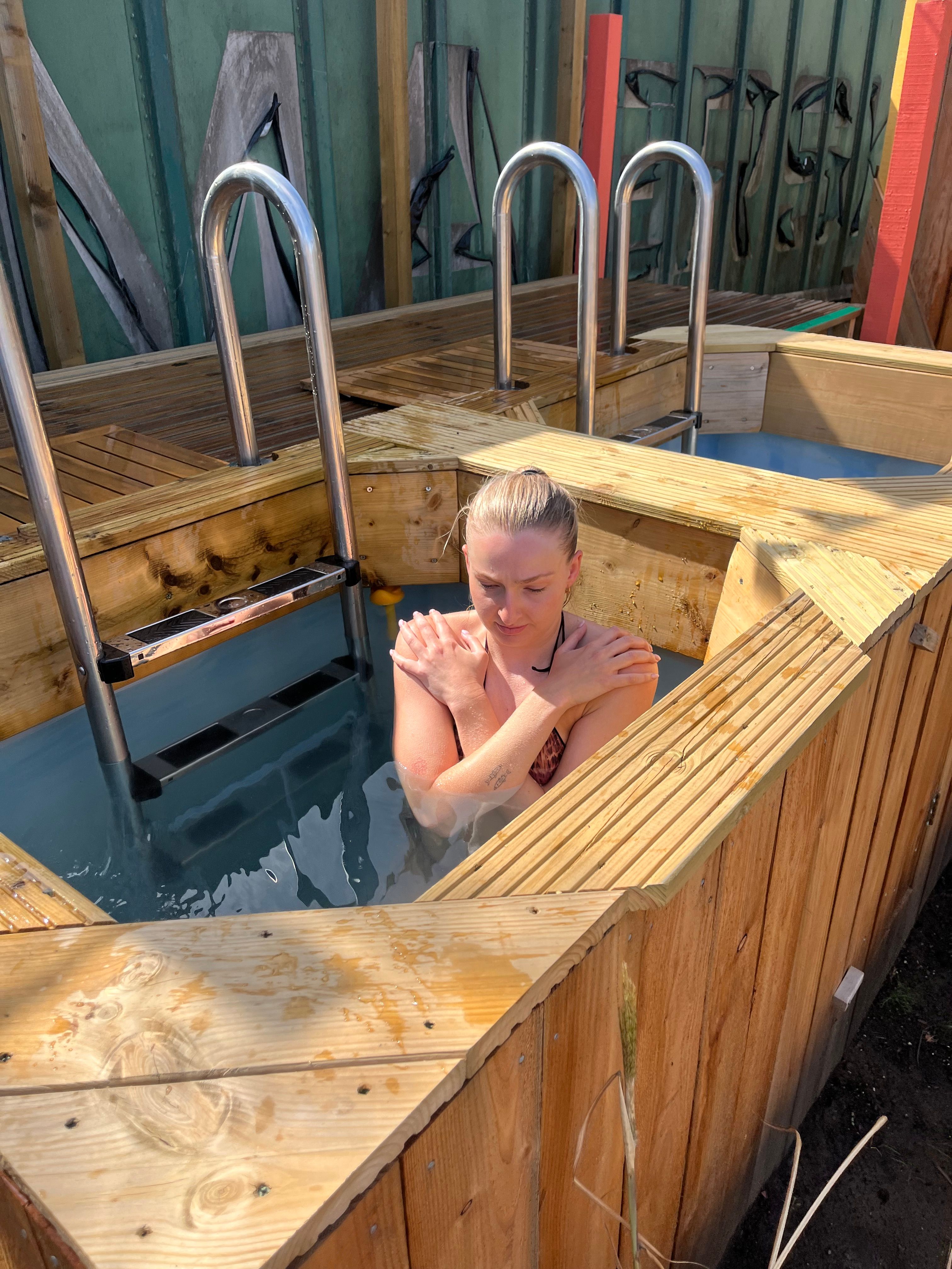 breathing through the plunge