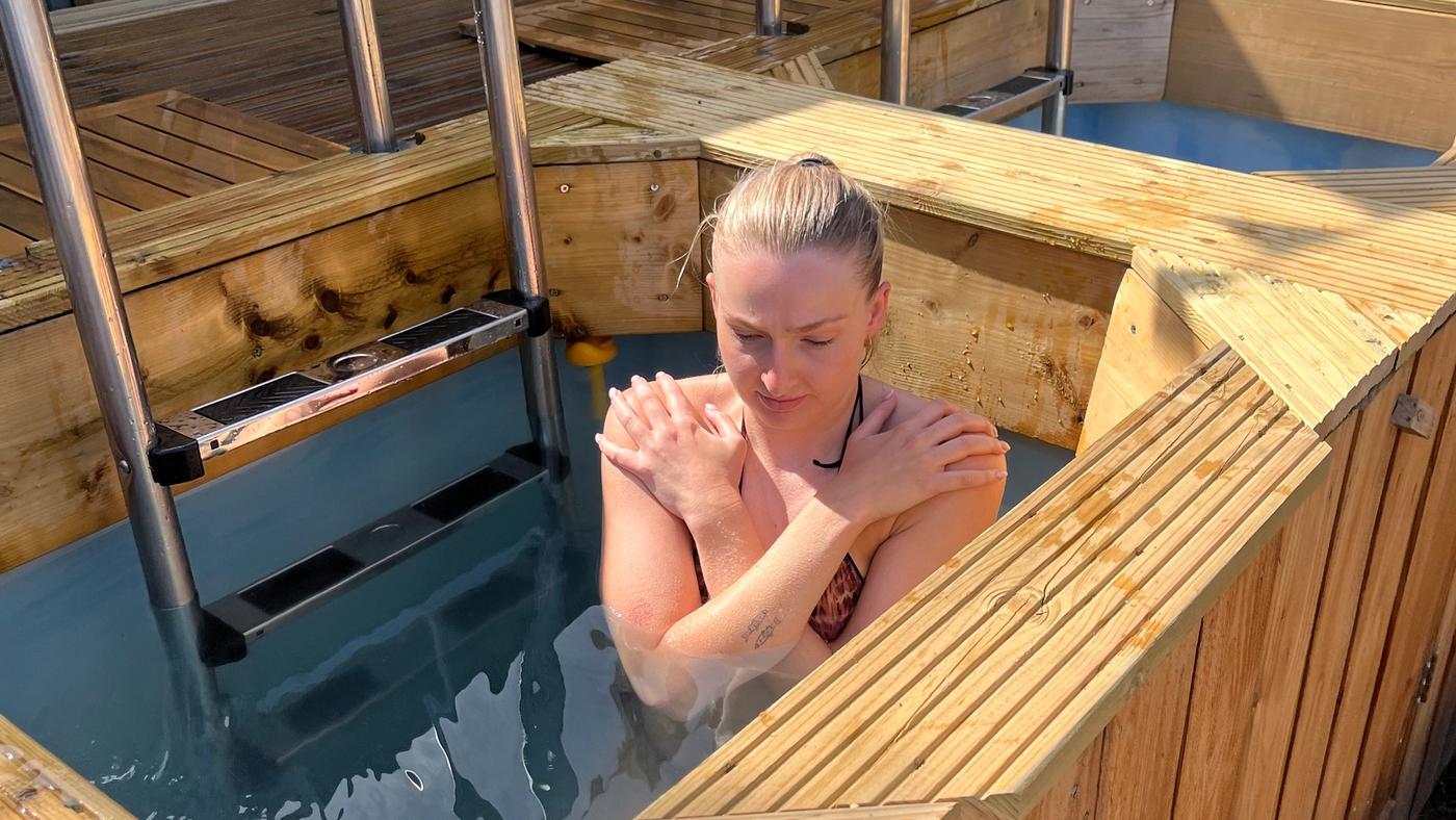 breathing through the plunge