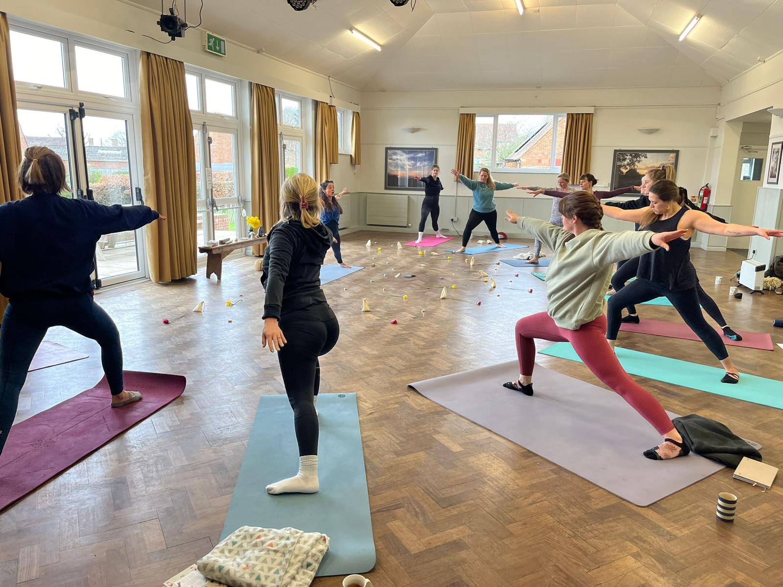 sophie yoga class