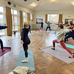 sophie yoga class