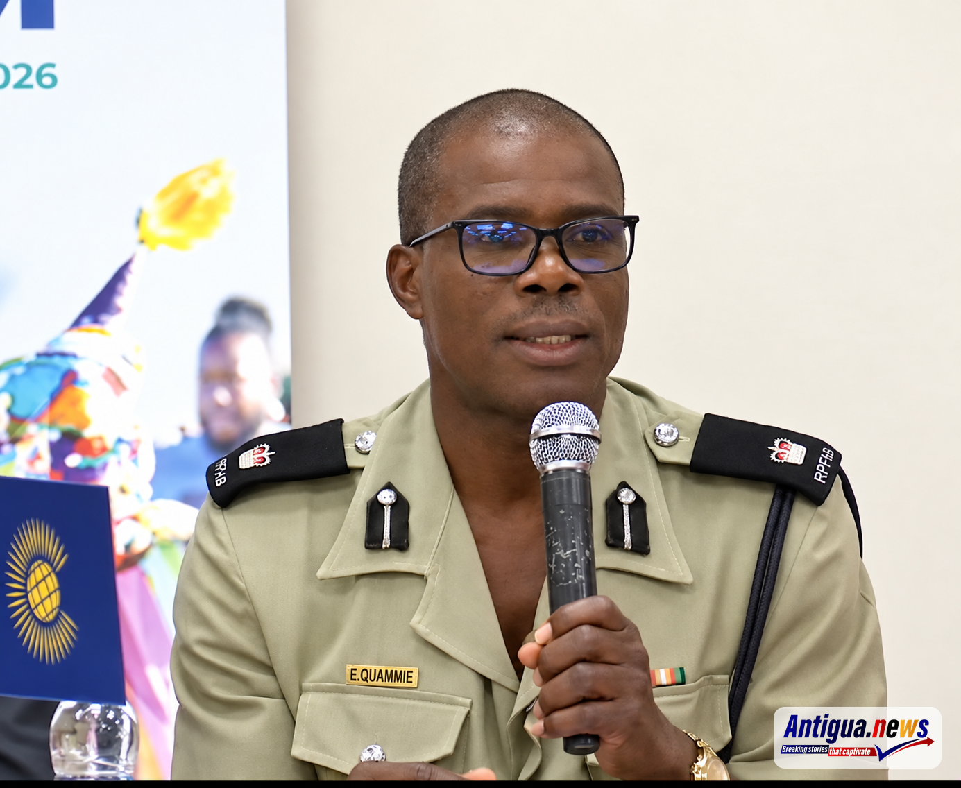 Superintendent Rodney Ellis Speaking at CHOGM Town Hall Meeting