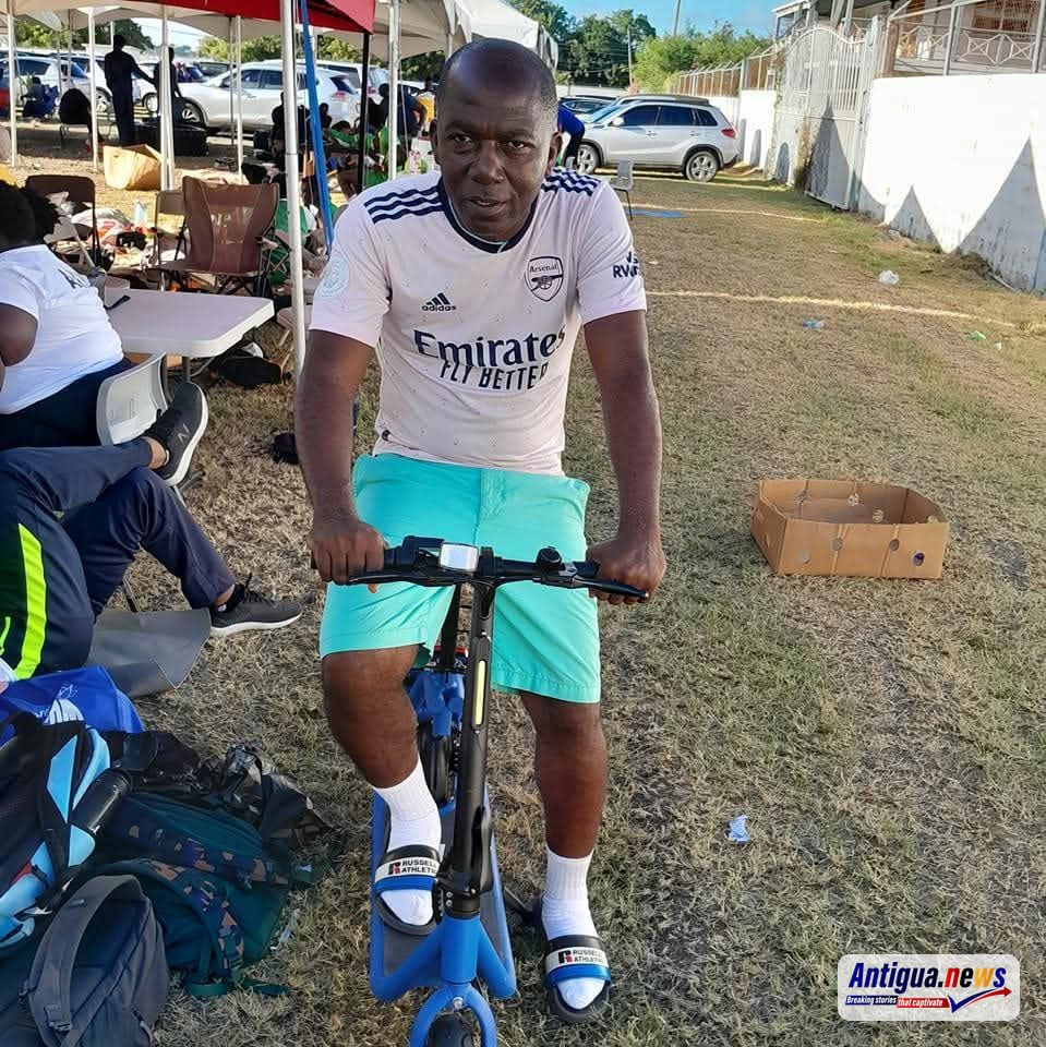 Antigua Grammar School teacher and football coach Chesley Browne