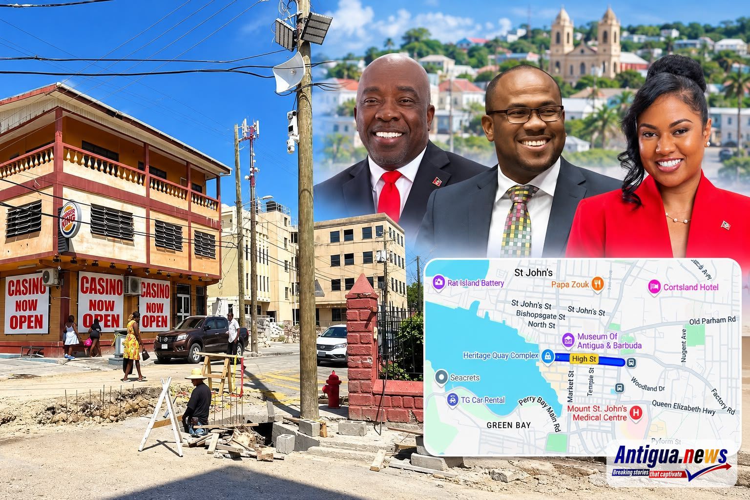 High Street to Lead Major St. John's Transformation as Cabinet Appoints Three Ministers to Oversee Redevelopment