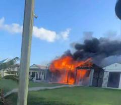 Detainee Hospitalized After Fire at Old US Air Base Detention Centre