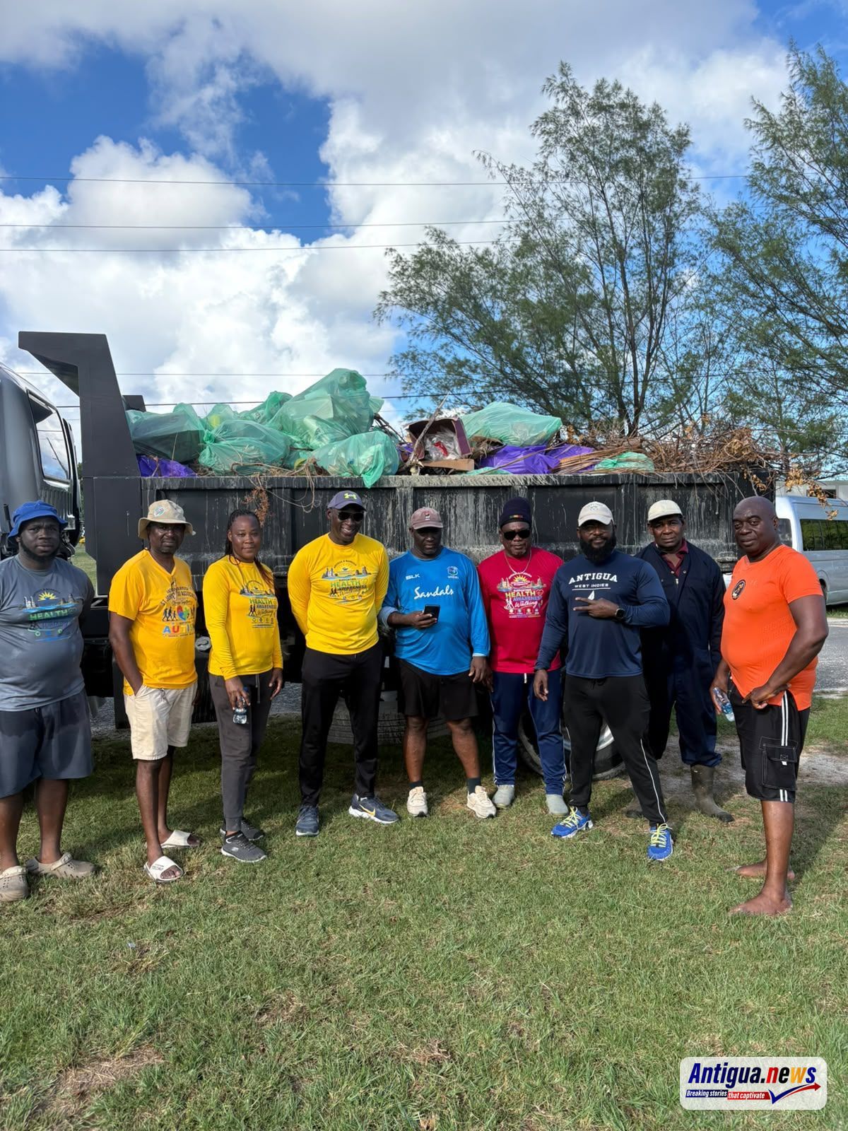 Taxi Association Removes 40 Bags of Waste During Ffryes Beach Clean-up