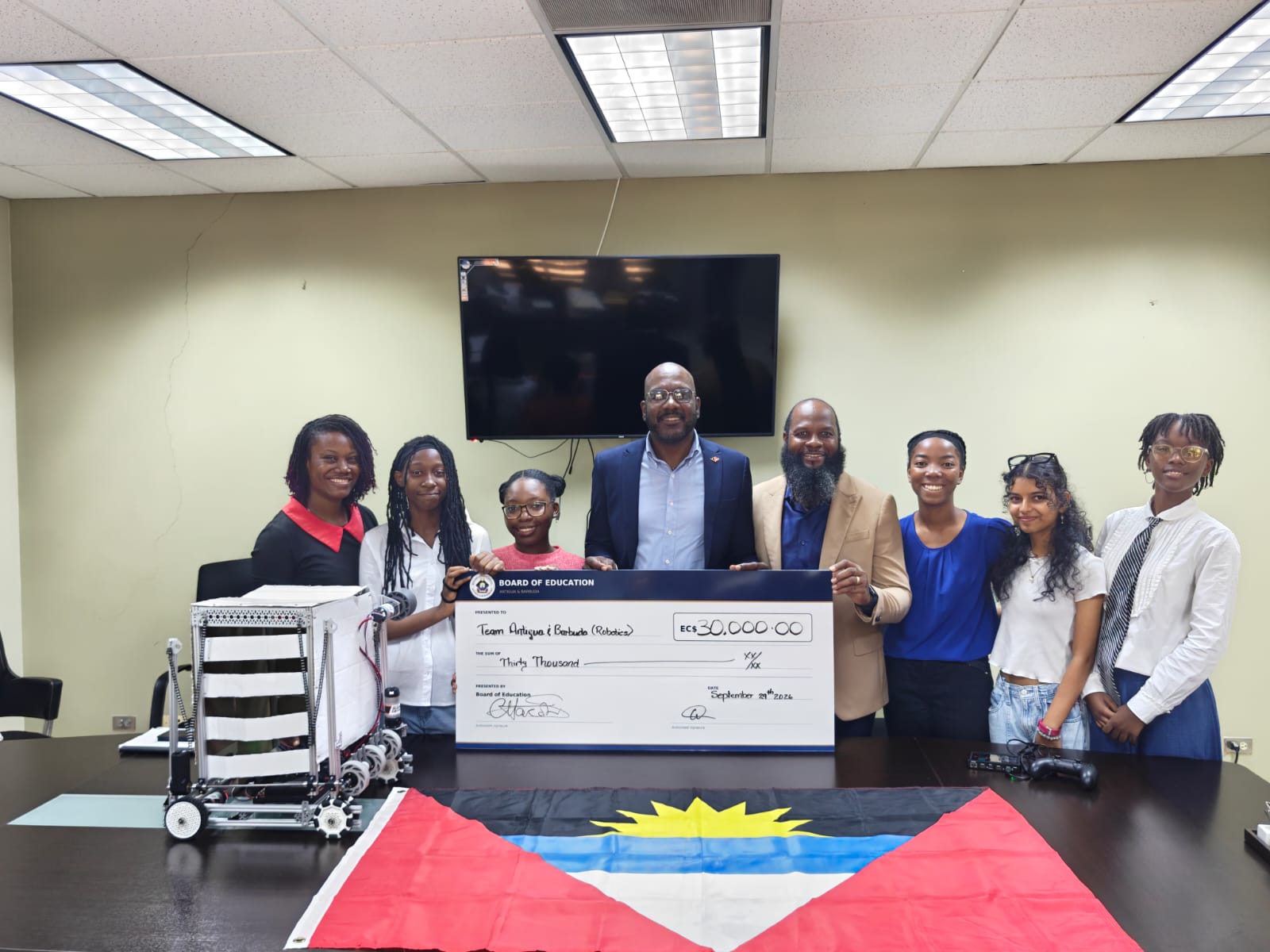 EC$30,000 Boost Sends Antigua and Barbuda’s First All-Girls Robotics Team to Global Competition