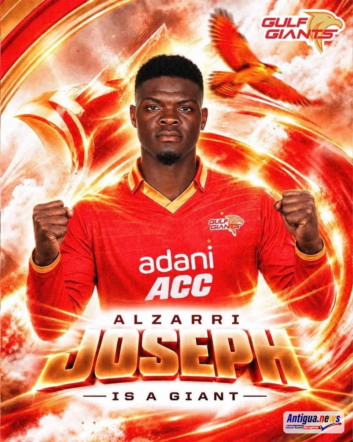 Alzarri Joseph Lands US$230,000 Gulf Giants Deal in ILT20 Auction ...