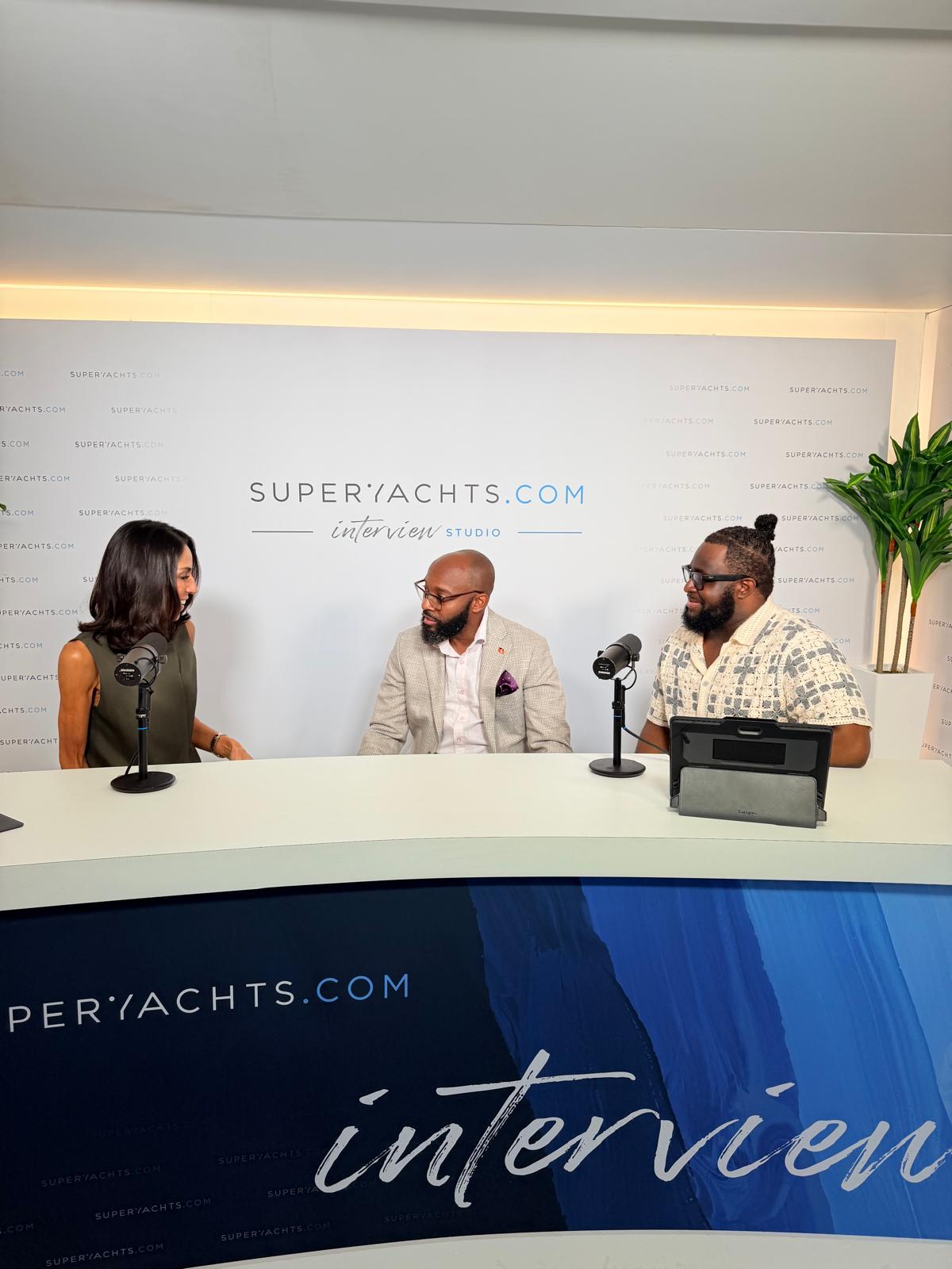 Minister of State for Tourism Michael Freeland during interview with SuperYachts.com 
