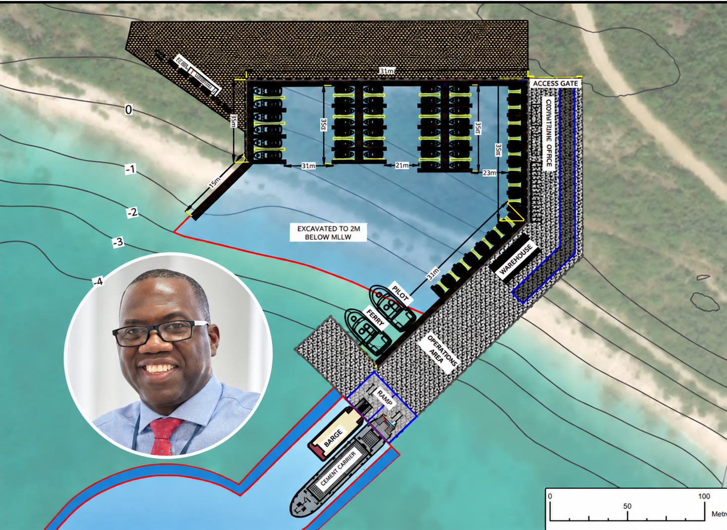 Port Manager Darwin Telemaque