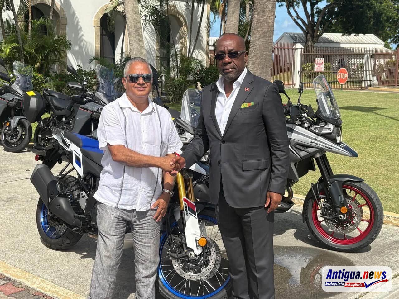 India Donates Minivans and Motorcycles to Support Antigua and Barbuda’s CHOGM Hosting