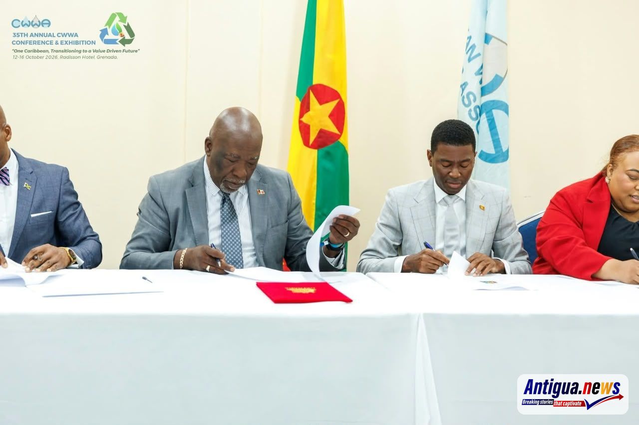 Antigua and Barbuda Joins Regional Leaders in Signing Historic Water Security Declaration