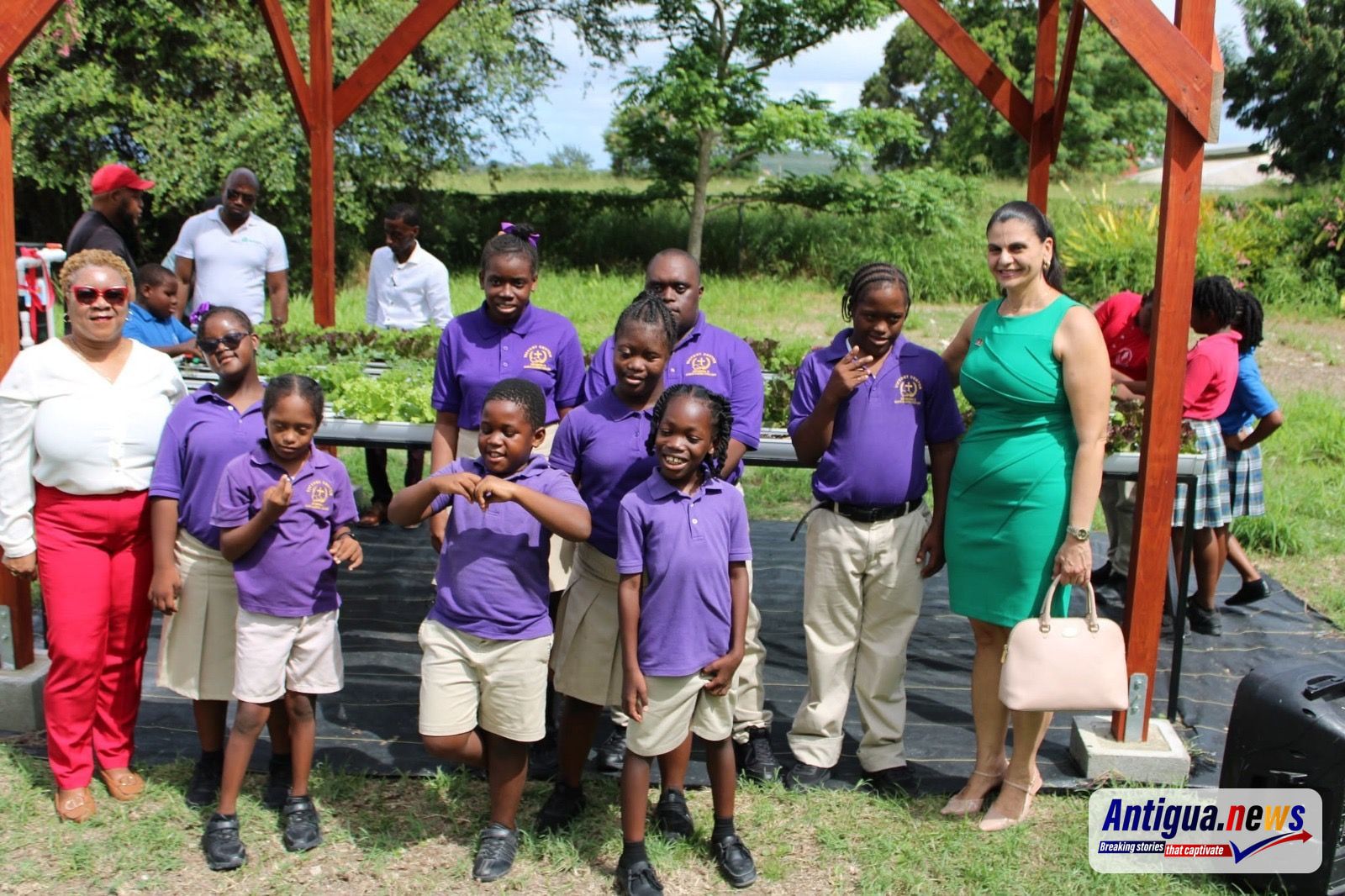 Victory Centre and Cedar Grove Primary Mark Handover of Hydroponics System and Nursery