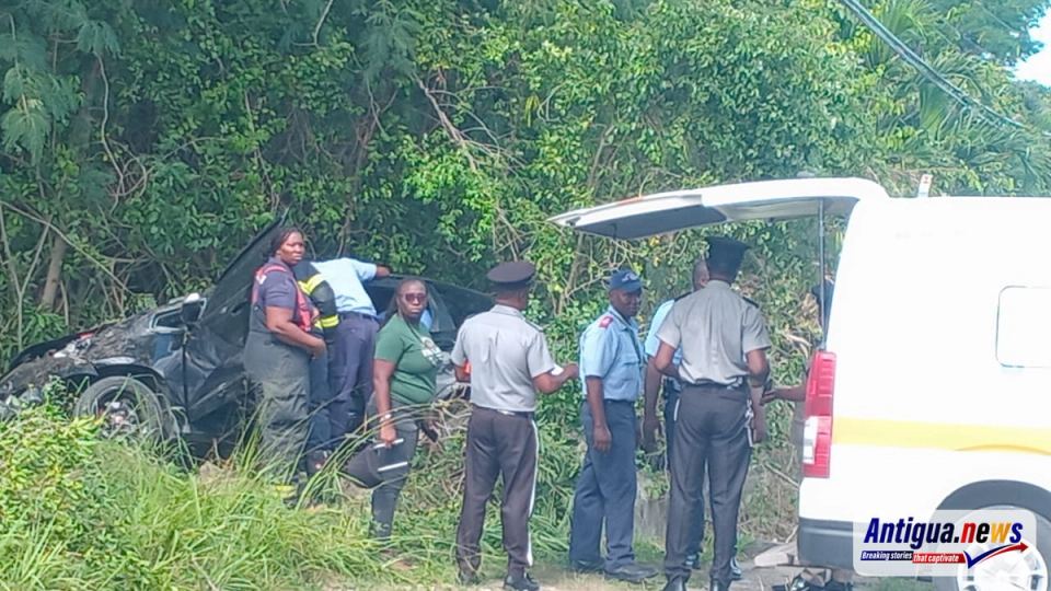 Woman and Child Taken to Hospital After Car Goes Over Embankment on All ...