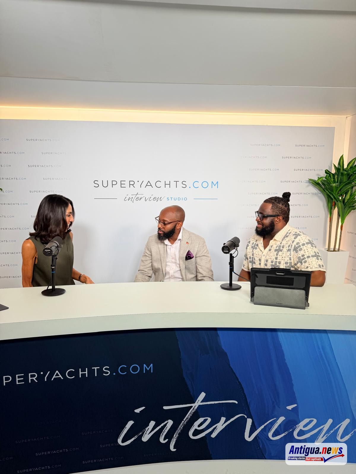 Minister of State for Tourism Michael Freeland during interview with SuperYachts.com 