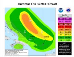 Erin Brings Minimal Rainfall to Antigua, Higher Totals Possible in Barbuda