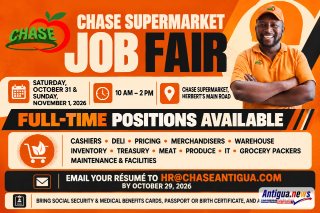 Chase Supermarket to Host Two-Day Job Fair for Full-Time Positions ...