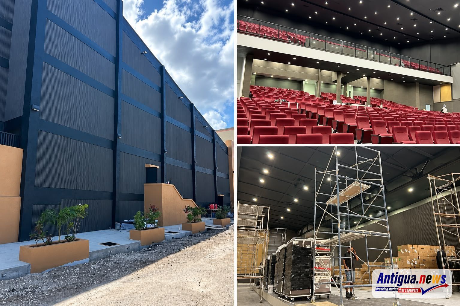October 23 Opening Set for Antigua's New Performing Arts Centre as Final Preparations Intensify