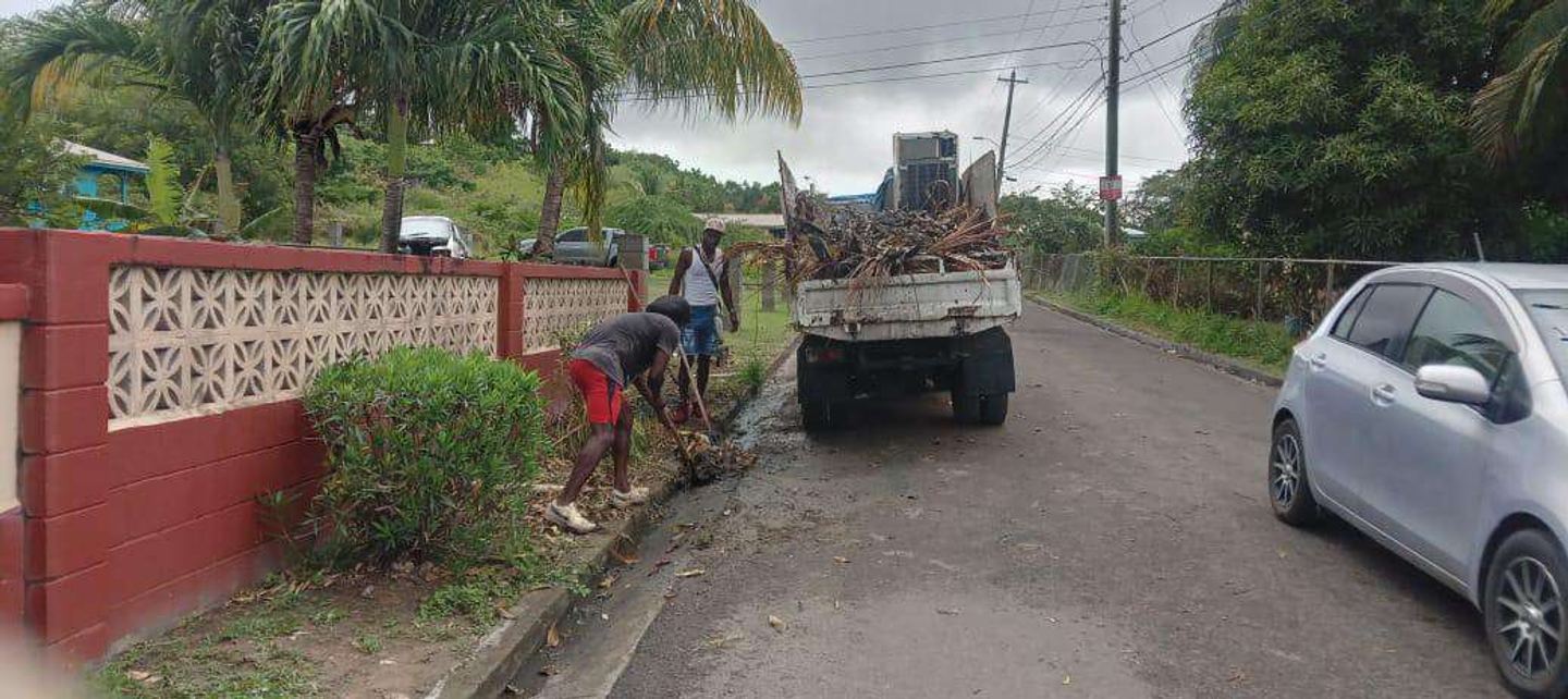 Community Clean-Up Drive Underway in Golden Grove Extension
