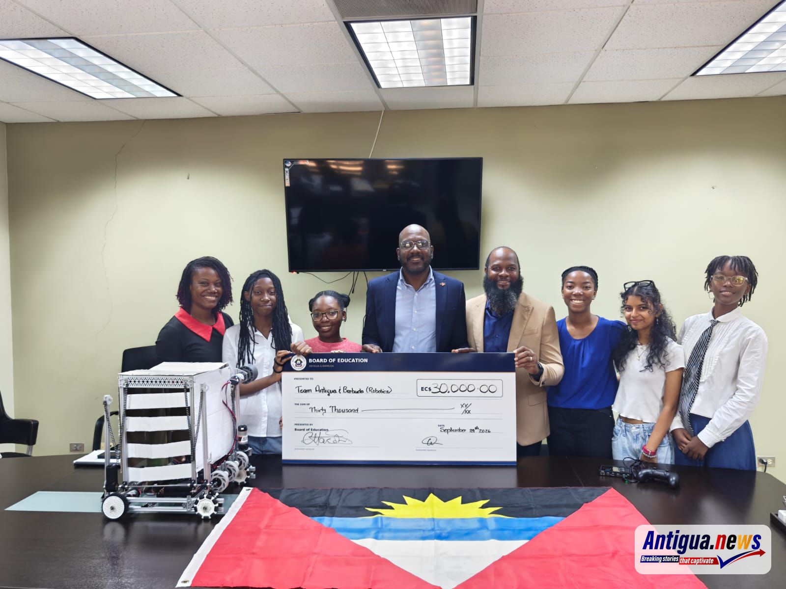 EC$30,000 Boost Sends Antigua and Barbuda’s First All-Girls Robotics Team to Global Competition