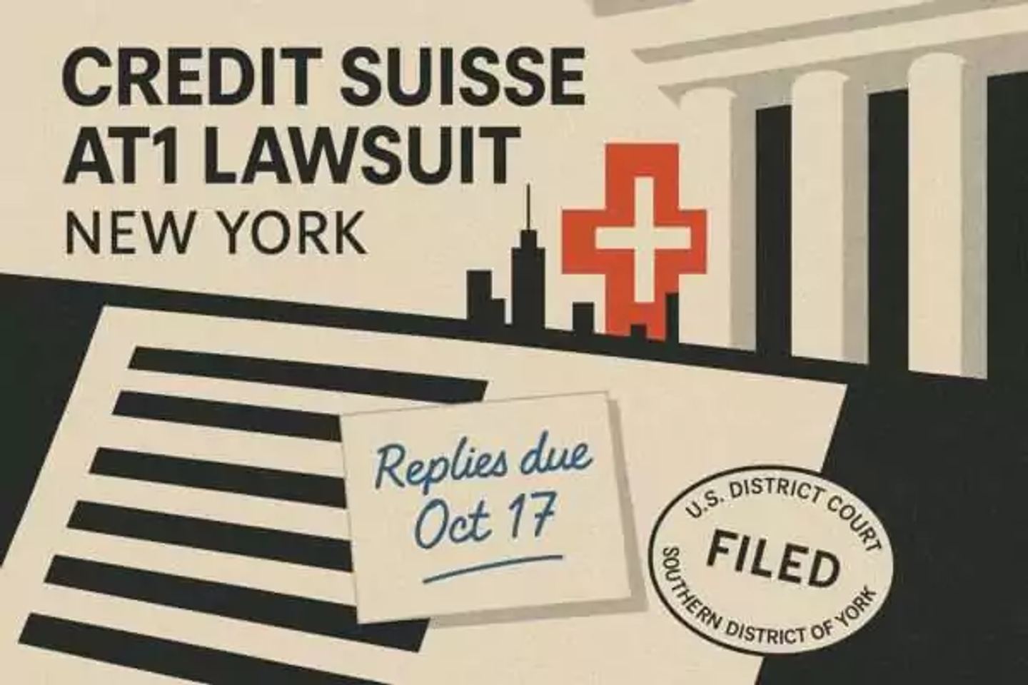 New York AT1 Lawsuit: Credit Suisse and FINMA Claim Privilege, again