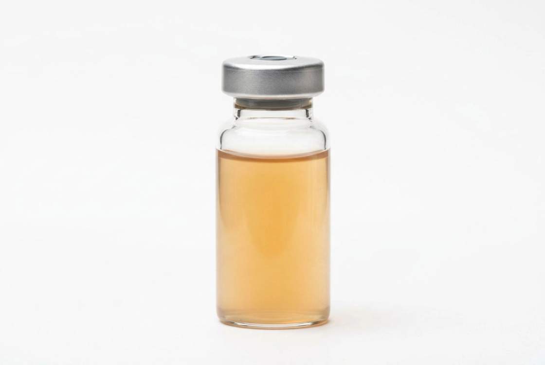 Vial of concentrated aspirate