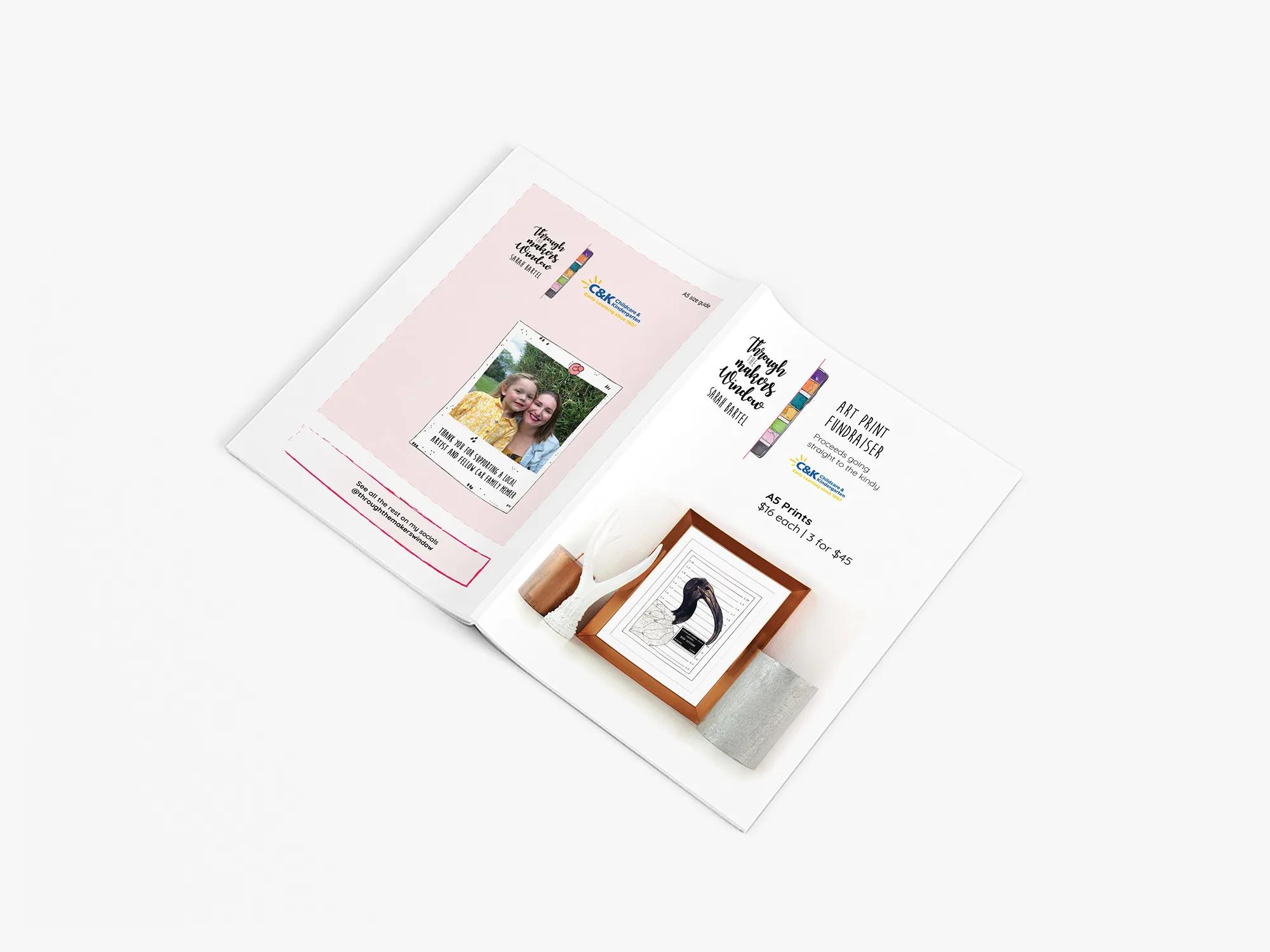 Front and back cover of the order form