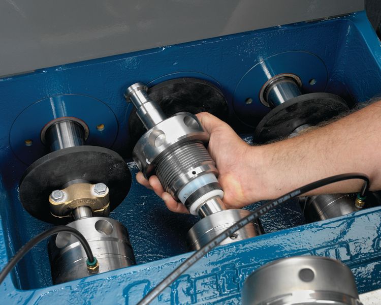 Showing a service for a powerjet unit