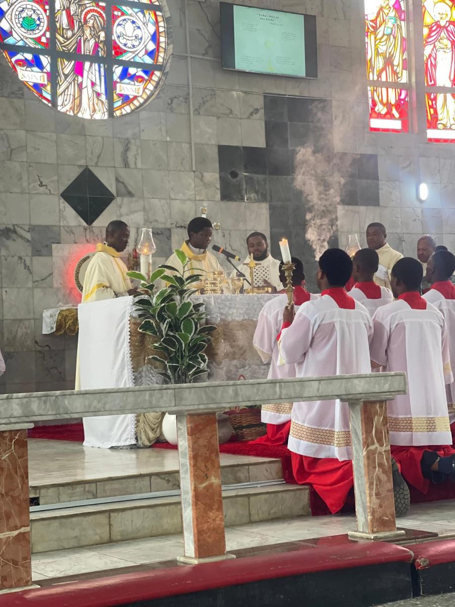 First Thanksgiving Mass