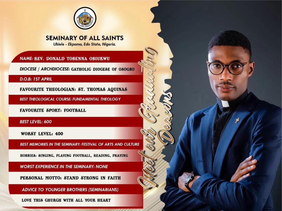 Seminary Valedictory Events
