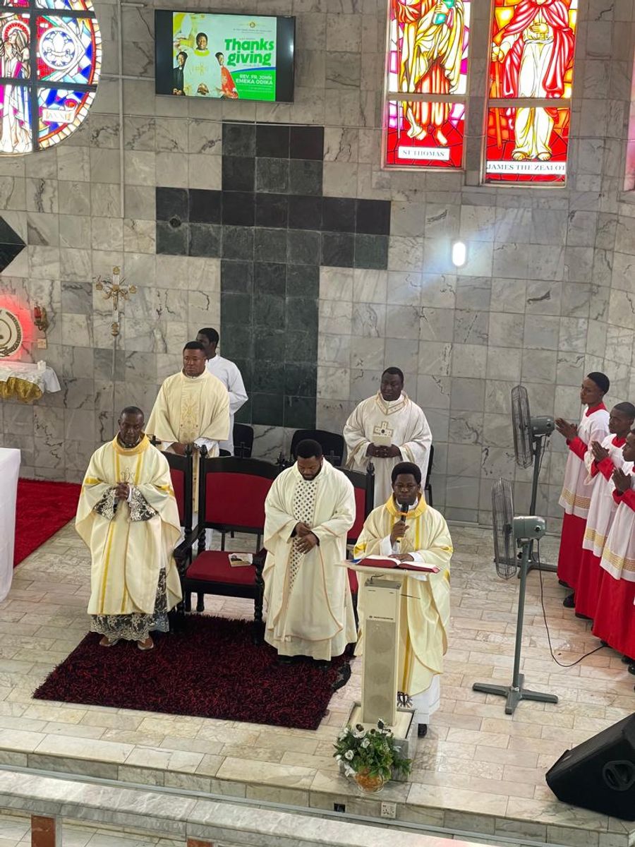 First Thanksgiving Mass