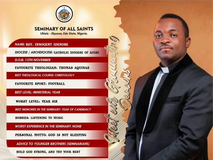 Seminary Valedictory Events