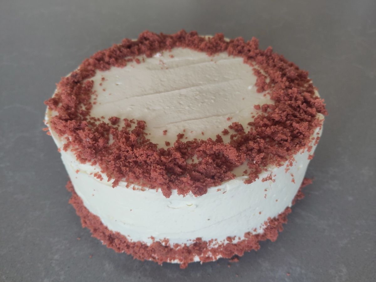 Red velvet taart