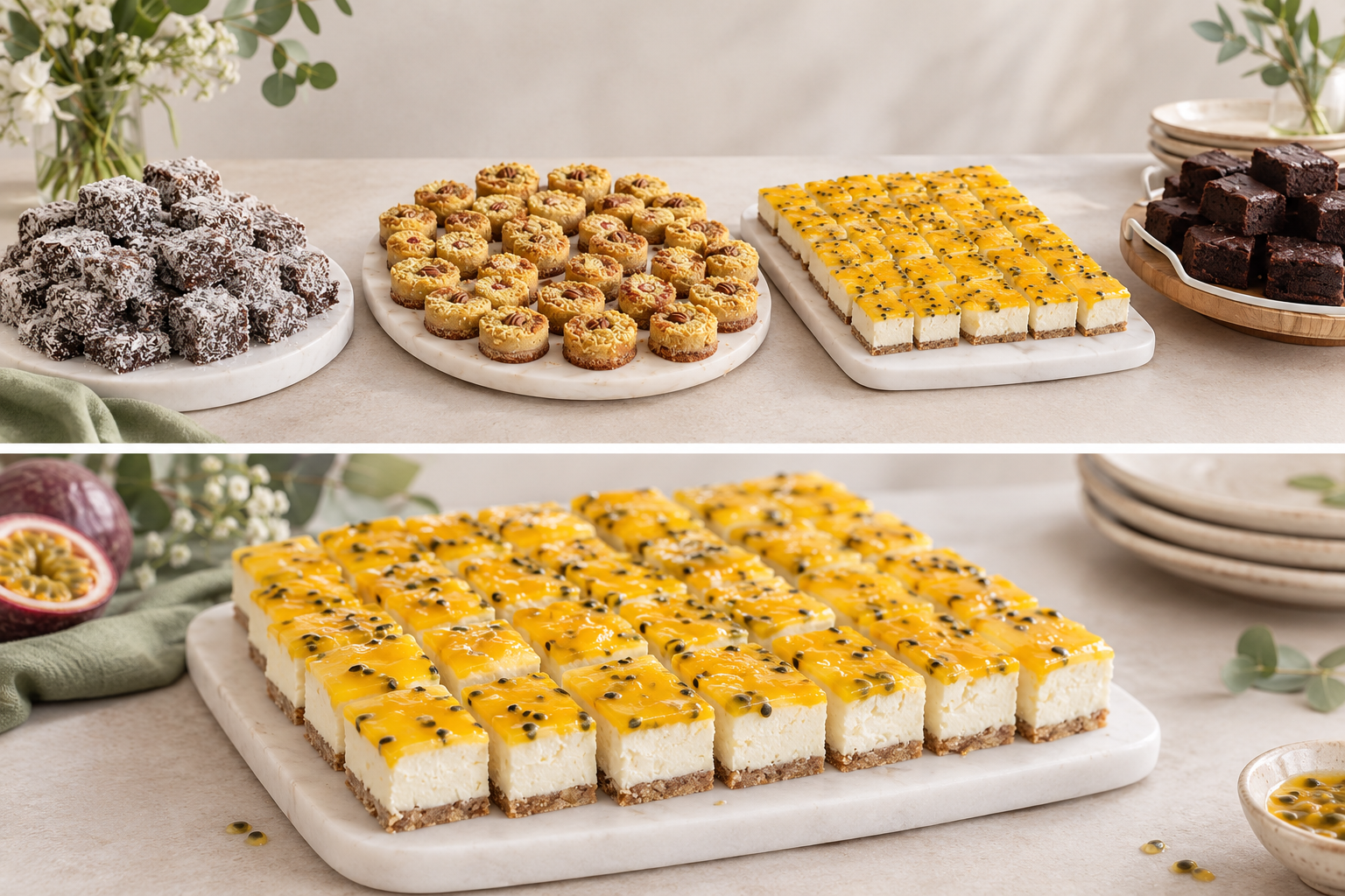 Vegan petit fours bestellen — plantaardige petit-fours van The Happy Pine