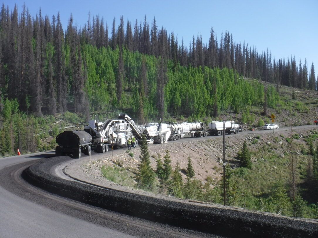 Landscape view of Recycling Roadways for Carbon Emission Reductions - Midstate Reclamation and Trucking