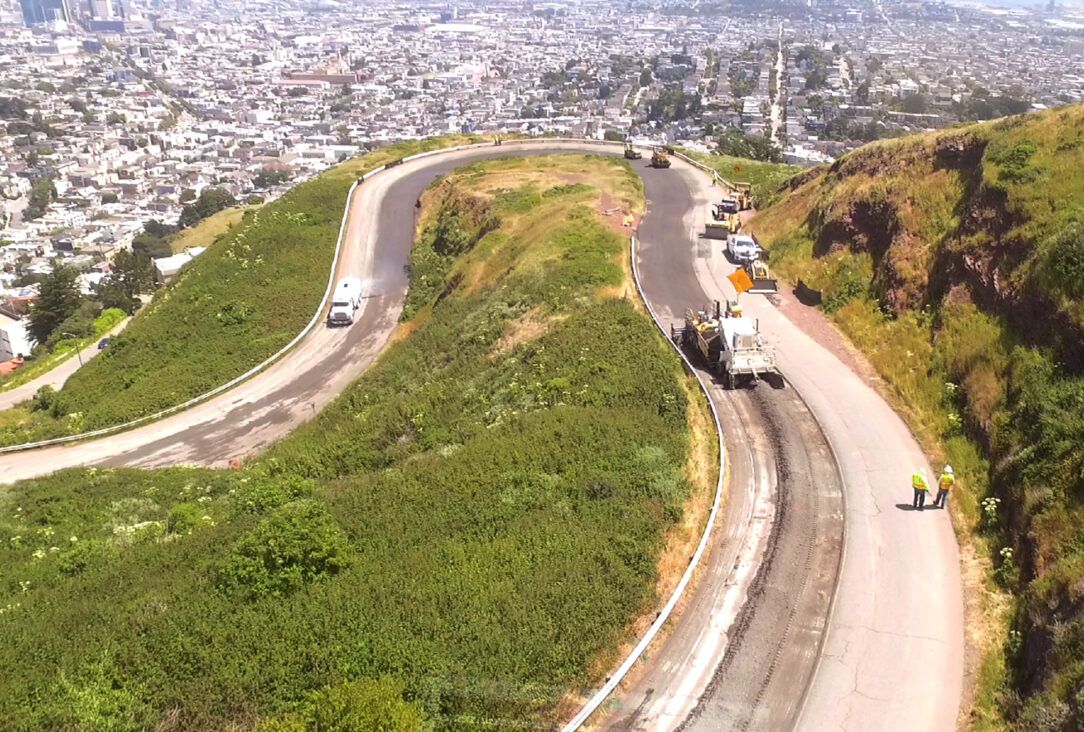 Landscape view of RECYCLING ROADWAYS FOR CARBON EMISSION REDUCTIONS – GLOBAL EMISSIONAIRY – PROJECT CALIFORNIA USA