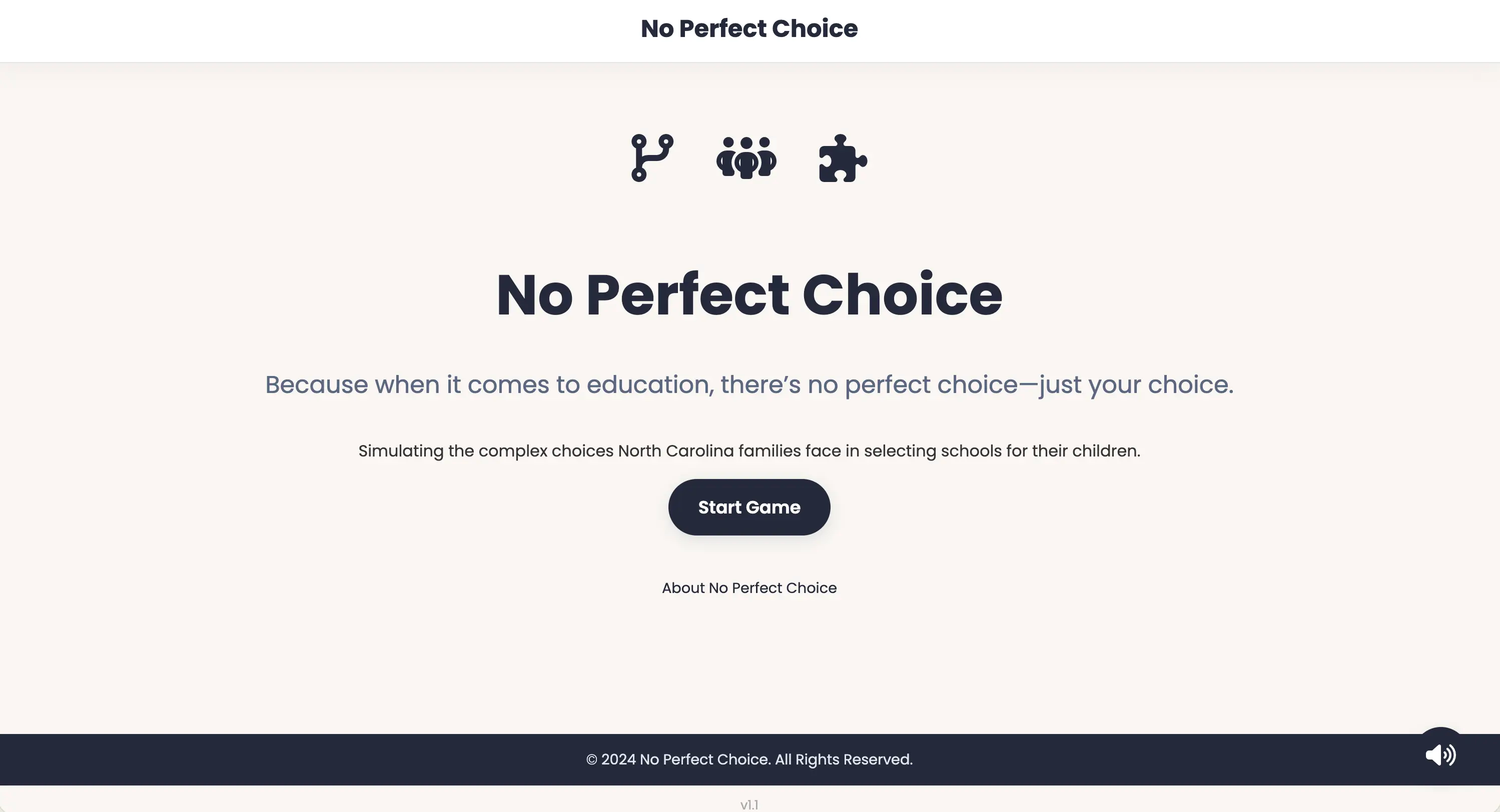 No Perfect Choice NC