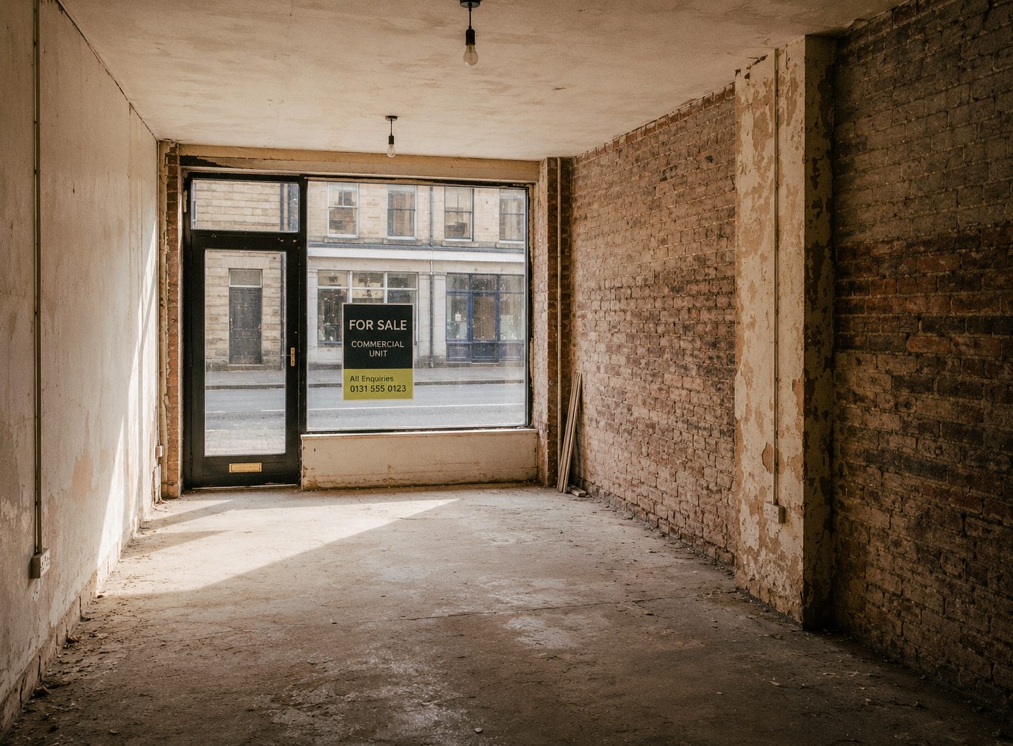 A commercial property available for sale