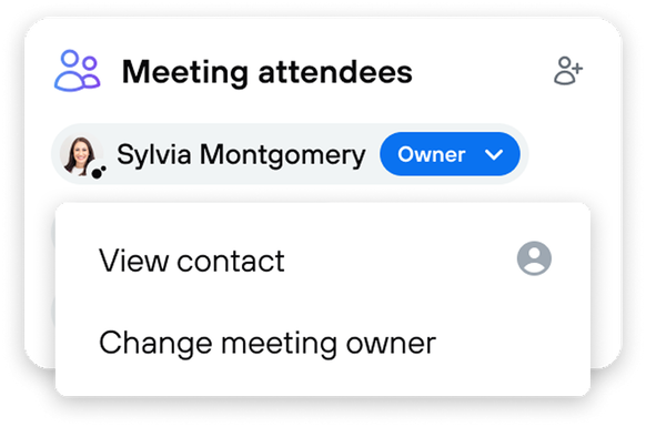 Screenshot of Jump’s new meeting ownership controls