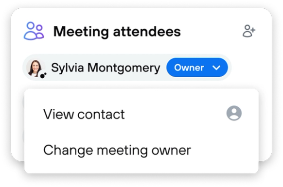 Screenshot of Jump’s new meeting ownership controls