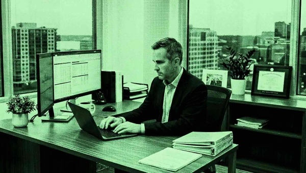 A financial advisor working on reducing tax drag for a client.