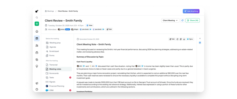 AI Meeting Assistant for Financial Advisors | Jump Meet